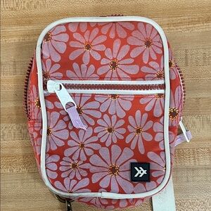 Floral Red and Pink Women's Bag
